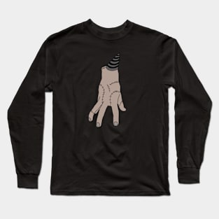 Thing Addams on Wednesday's birthday Long Sleeve T-Shirt